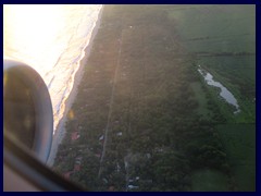 Flight San Jose - San Salvador: Coast of El Salvador